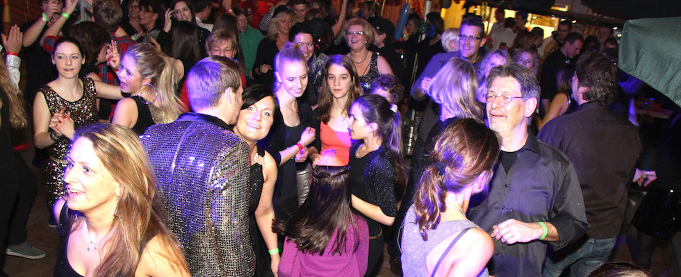 Partystimmung auf der Tanzfläche